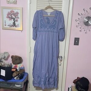 Soft Surroundings Lavender Long Sleeve Dress